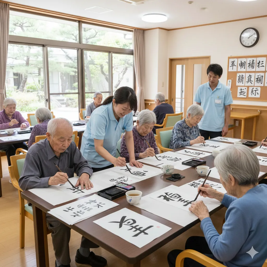 老人ホームで習字クラブを楽しむ魅力と選び方ガイド
