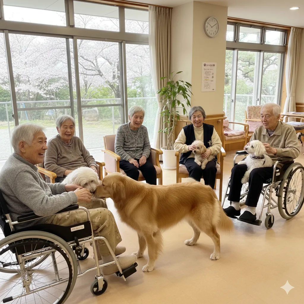 老人ホームで動物セラピーが体験できる大阪府の施設探しガイド