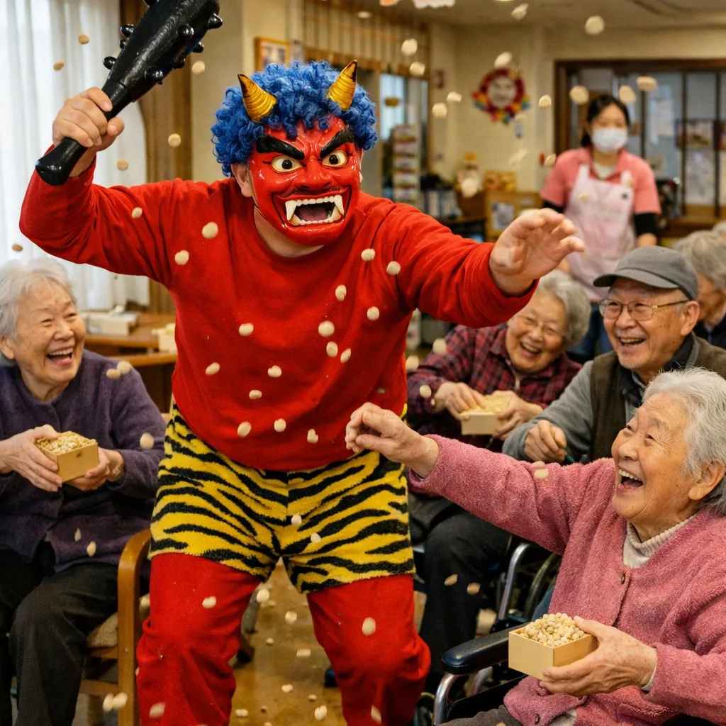 老人ホームの節分が、こんなに笑顔あふれる一日になる理由