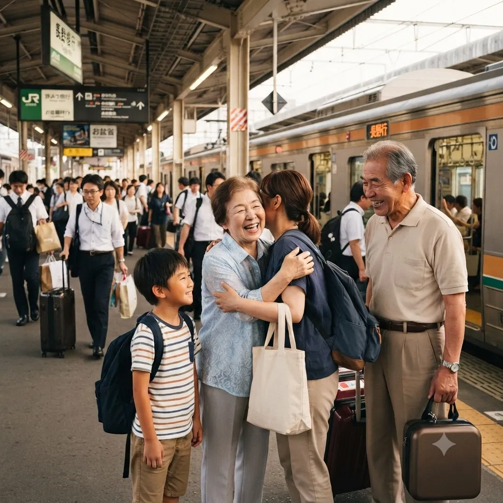 帰省後の